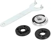 [Ruimou] 4pcs Angle Grinder Accessories (Upper & Lower Platens + Spanner + M14 Quick Release Nut) Compatible with Makita/Black & Decker/Ryobi