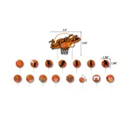 1pcs Cake Topper + 15pcs Cupcake Topper Basketball Party Set Party Supplies Sports Kids Children Birthday Decoration