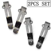 2PCS Deep Carry Pocket Clips Stainless Steel Pocket Clip for Benchmade 535 Knive