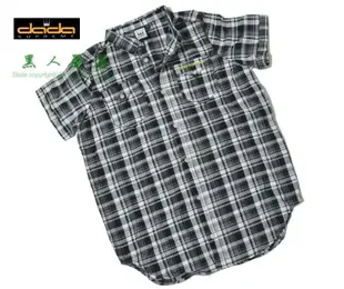 單寧風格 DADA supreme 格子襯衫 經典牛件縫線 格紋 黑白 雙色 S M L號《DM44》