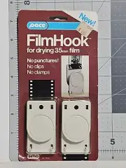 Vintage 1980s DARK ROOM, 35mm FILM HOOKS, Drying Pace by Sima, Developing NOS