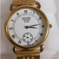 在飛比找蝦皮購物優惠-ੈ✿雅柏錶 ALBA錶 中性尺寸 石英金錶 日本製 小秒針 
