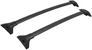 2 Pcs Cross Bar Crossbars Roof Rack Compatible for Toyota RAV4 2019-2024 Except Adventure Black