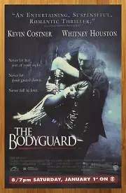 1999 The Bodyguard Print Ad/Poster Kevin Costner Whitney Houston CBS Movie Art