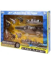 World Tech Toys Diecast Cruisers Carrier Jet Launcher