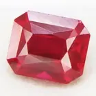 Excellent Natural Red Ruby 14.25 Ct Emerald Shape Loose Gemstones Certified