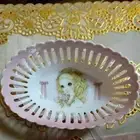 MAKOTO TAKAHASHI PLATE NEW L (Tiara Rose) Ribbon-threaded Lace-up Basket Oval