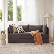 Koala Stunner Sofa Bed 3-Seater (Queen Bed) with Space-Saving Storage, Tool-Free Assembly Furniture for Your Home Living Room, Luxury Boucle Stain-Resistant Fabric in Woodlands