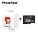 Photofast x 史努比 SNOOPY限定版 PhotoCube 雙系統自動備份方塊 (iOS蘋果/安卓雙用) +256GB記憶卡