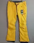 Roxy Women's Drifter Snow Pants Size M See Measure Green Sulphur (Yellow) NWT