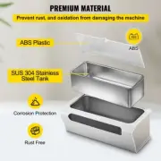 Ultrasonic Jewelry Cleaner 500ML 45kHz Digital Timer Touch Control Stainless