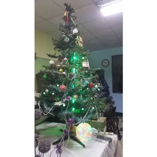 發光聖誕樹2.1米含LED燈球及飾球如照片二手好康自取價1588