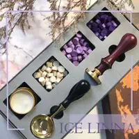 在飛比找蝦皮購物優惠-ICE LINNA嚴選火漆蠟印DIY【紫霞系套裝組合】新品現