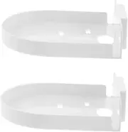 HOMSFOU 2pcs Baby Monitor Wall Mount Security Camera Wall Mount Bracket for Home Office