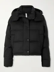 [lululemon] lululemon - Wunder Puff Hooded Quilted Recycled-softmatte™ Down Jacket - Black - US12 US 12 Black