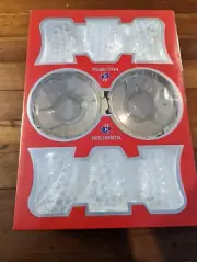 Nazli Kristal Turkish Tea Glasses Cups And Saucers Set Of 6