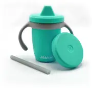 BBLÜV Sippy Cup Leak-Proof Aqua 240 ml