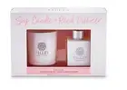 Pink Lychee Candle and Reed Diffuser Set | Gift Idea | Gift For Her - Him