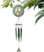 Hummingbird Wind Chimes Outdoor | Hangable Hummingbird Wind Chime | Hangable Hummingbird Wind Chime, Indoor Hummingbird Chime Decoration