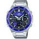 【CASIO】卡西歐 EDIFICE大錶徑雙顯運動錶-藍 EFV-C110D-2A 台灣卡西歐保固一年