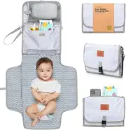 Baby Diaper Changing Pad - Portable Waterproof Diaper Changing Mat - Folding ...