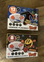 Lot 2 Bandai Namco Flashback Blast Pac-Man Wireless TV Console Arcade Games NIB