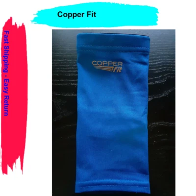 Copper Fit Ankle Sleeve live limitless by HSN in Blue, Size Medium.