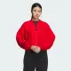 【adidas 愛迪達】外套 女款 運動外套 立領外套 風衣外套 亞規 BOMBER JKT 紅 IM8873(S2321)