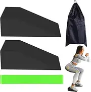 Yoga Foam Wedge | Professional Supportive Squat Ramp,Lightweight Calf Stretcher Slant Board, Stretching Meditation Tool for Weightlifting, Gym, Fitness