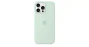iPhone 16 Pro Max Silicone Case with MagSafe — Aquamarine