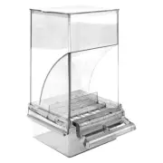 Bird Container Automatic Seed Feeder Dispenser for Lovebirds Budgies