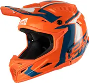 Leatt GPX 4.5 V20 Motocross Helmet, blue-orange, Size XL for Men Blue Orange