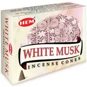 120x HEM White Musk Incense Cones