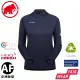 【MAMMUT 長毛象 女 Selun FL Sun Hoody AF 機能套頭連帽上衣《海洋藍》】1016-01410/連帽衣