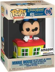 Minnie Mouse Train Carriage Amazon Disney 65th Funko Pop Vinyl New Box In Hand