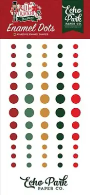 1 Pack Echo Park Paper NUTCRACKER CHRISTMAS Decorative Enamel Dots