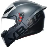 AGV K1 S Limit 46, full face helmet , color: Matt Grey/White/Black , size: S