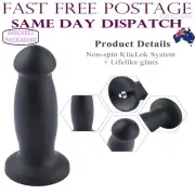 Dildo Silicone Butt Plug With KlicLok Hismith Premium Sex Machine Toy 7.28 Inch