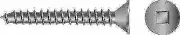 Seachoice SC3622 #10x3/4 sqr flt sms ss 100/bg