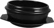 OFFSCH Versatile Ceramic Pot for Bibimbap Soup Korean Style Stew Pot Large Capacity