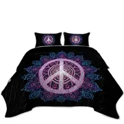Mandala Peace Coverlet