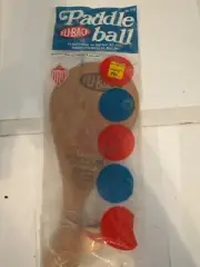 Vintage Paddle Ball Toy by FLI-BACK