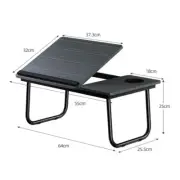 Folding Table Adjustable Laptop Computer Bedside Portable Stool Heavy Duty
