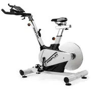 PROFLEX Heavy Duty Stationary Exercise Spin Bike, 13kg Flywheel, Pulse Sensors, LCD Display for Gym Home Fitness