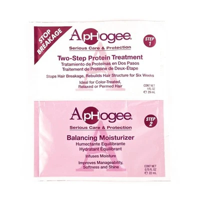 ApHogee Two-Step Protein Treatment & Balancing Moisturizer ? Repairs Damaged Hai