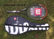 New Wilson HPS 6.5 Hyper Pro Staff 6.5 110 OS strung racket 1/4 3/8 Save on 2