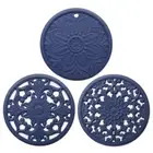 Heat Resistant Table Mat Placemat Non Slip Silicone Pot Pads 3Pcs Pack