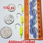 50 pack - 1/32oz - CHARTREUSE - Yellowtail Snapper Jigs - Mustad Saltwater Hook