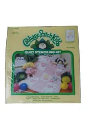 1984 Cabbage Patch Kids Quilt Stenciling Kit New Sealed CPK