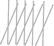HOUDERCO 10pcs Stainless Steel Long Outlet Screws for Wall Plates Flat Head Screws Durable High Hardness Electrical Fasteners for Outlets Switches and Boxes